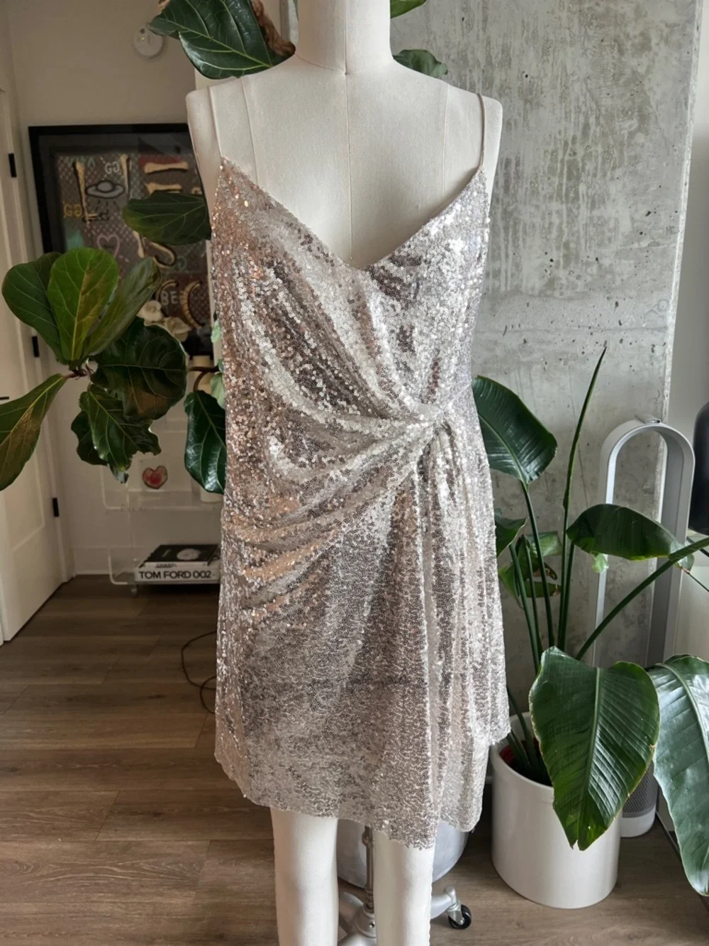 zara silver sequin mini dress Zara | Dresses | New With Tags Zara Draped Silver Sequin Mini Dress